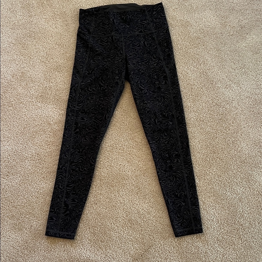 Under Armour Black Patterned Leggings